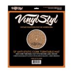 Vinyl Styl® 12 inch Anti Static Cork Turntable Mat – Less Vibration – No Slip