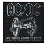 Patch AC/DC : Back In Black Sous Licence Officielle